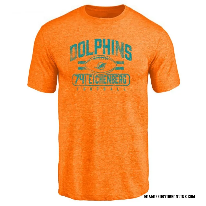 Jaylen Twyman Miami Dolphins Men's Name & Number Logo T-Shirt - Ash