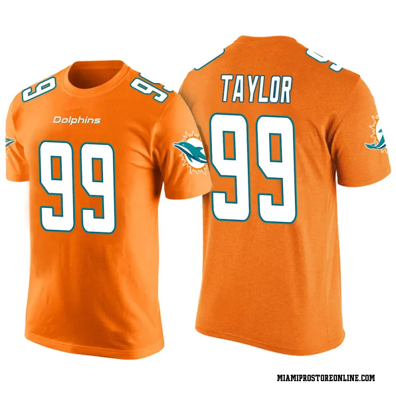 Clayton Fejedelem Miami Dolphins Men's Name & Number Logo T-Shirt - Ash